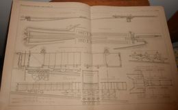 Plan Incliné De George Town. Etats Unis 1881. - Obras Públicas