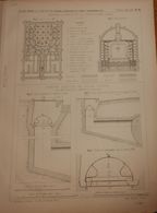 Plan Du Chauffage Et De La Ventilation De L'Opéra De Vienne. Autriche. 1881. - Obras Públicas