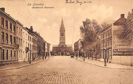 La Louvière - Boulevard Maireaux (animée, 1912, Publicité Chirurgien Dentiste) - La Louviere