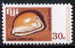 Fiji 1968, Shell, Queen Face OMITTED, 1val - Errores En Los Sellos