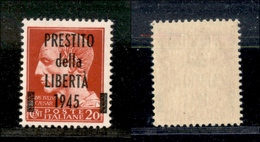 1755 LUOGOTENENZA - 1945 - Prestito Della Libertà - 20 Cent Lucca (Unif.1) - Gomma Integra (70) - Andere & Zonder Classificatie