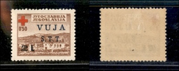 1819 TRIESTE B - 1948 - 2 Lire Su 0,50 Din Pro Croce Rossa (4) - Nuovo Con Gomma - Other & Unclassified