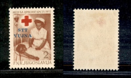 1840 TRIESTE B - 1953 - 2 Din Pro Croce Rossa (93a) Con Doppia Croce - Nuovo Con Gomma - Other & Unclassified