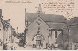 KB /  SORIGNY (37) Place De L'Eglise (Animée / Ets Giraud) - Otros & Sin Clasificación