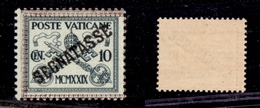 2367 VATICANO - 1931 - 10 Cent (2) Con Soprastampa Spostata A Destra (varietà Ba) - Non Catalogato - Gomma Integra - Andere & Zonder Classificatie