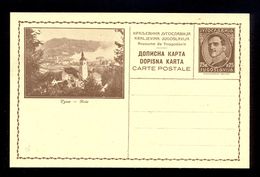 Kingdom Of Yugoslavia - Not Circulated Illustrated Stationery - Ruse / 2 Scans - Other & Unclassified