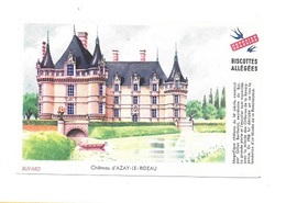 Buvard  Ville, Marque  Alimentaire  Biscottes  GREGOIRE  Château  D' AZAY - LE - RIDEAU  ( 37 ) - Collections, Lots & Séries
