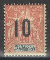 Nouvelle-Calédonie - YT 108 * - 1912 - Neufs