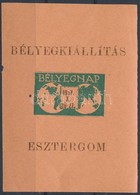 ** 1957/1b Esztergomi Bélyegnap Emlékív (3.500) - Other & Unclassified