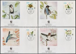 ** 1987 WWF Madarak Sor + Sor 4 FDC-n Mi 3589-3592 - Altri & Non Classificati