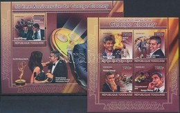 ** 2011 George Clooney 50 éves Kisív Mi 3944-3947 + Blokk Mi 599 - Other & Unclassified