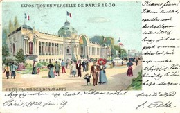 T2/T3 1900 Paris, Exposition Universelle, Petit Palais Des Beaux Arts. Leopold Verger & Co. Litho  (Rb) - Non Classés