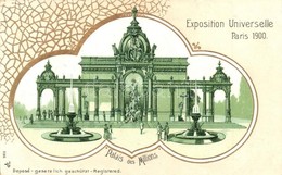 ** T2 1900 Paris, Exposition Universelle, Palais De Millions. Art Nouveau, Litho - Unclassified