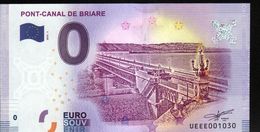 France - Billet Touristique 0 Euro 2018 N°1030 (UEEE001030/5000) - PONT-CANAL DE BRIARE - Privatentwürfe