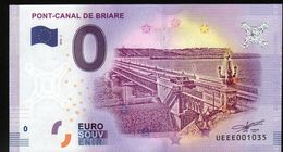 France - Billet Touristique 0 Euro 2018 N°1035 (UEEE001035/5000) - PONT-CANAL DE BRIARE - Privatentwürfe