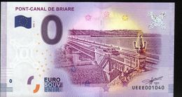 France - Billet Touristique 0 Euro 2018 N°1040 (UEEE001040/5000) - PONT-CANAL DE BRIARE - Prove Private