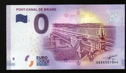 France - Billet Touristique 0 Euro 2018 N°1044 (UEEE001044/5000) - PONT-CANAL DE BRIARE - Prove Private