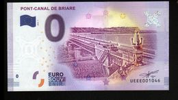 France - Billet Touristique 0 Euro 2018 N°1046 (UEEE001046/5000) - PONT-CANAL DE BRIARE - Prove Private