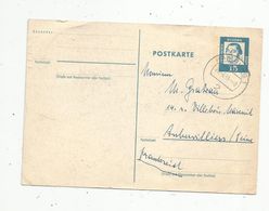 Carte Postale , ENTIER POSTAL , 1965 , Allemagne , Deutsche Bundes Post ,15 , HAMBURG 1 - Oblitérés