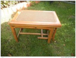 ANCIEN TOILETTE TABOURET CANNEE  TBE - Andere & Zonder Classificatie