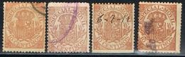 Cuatro Especial Movil, Fiscal Postal 10 Cts, Monarquico, VARIEDAD Color , Numero 26 º - Postage-Revenue Stamps