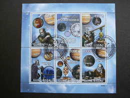 Galileo Galilei. Space. Raumfahrt. Espace # Guinea-Bissau # 2009 Used S/s # Astronomia - Andere & Zonder Classificatie