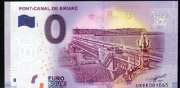 France - Billet Touristique 0 Euro 2018 N°1065 (UEEE001065/5000) - PONT-CANAL DE BRIARE - Privatentwürfe