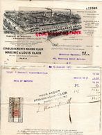 60-CREPY EN VALOIS-PARIS-BELLE FCTURE MAXIME & LOUIS CLAIR-FABRIQUE MEUBLES-BRODERIE ORNEMENT- 146 FG POISSONNIERE-1917 - Ambachten