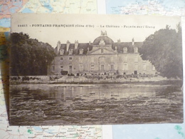 Fontaine-Française Le Château Façade Sur L'étang - Venarey Les Laumes