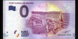 France - Billet Touristique 0 Euro 2018 N°1096 (UEEE001096/5000) - PONT-CANAL DE BRIARE - Privatentwürfe