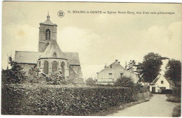 Braine-le-Comte. Eglise Saint-Géry, Vue D'un Coin Pittoresque - Braine-le-Comte