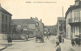 C-18-1055 : SAINT-DIE. RUE D'HELLIEULE ET COLLEGE JULES-FERRY - Saint Die