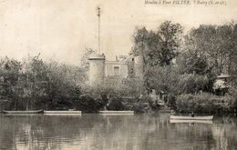 CPA - BUTRY (95) - Aspect De L'installation Hydraulique Par Moulin à Vent, Eolienne Pilter , En 1906 - Butry