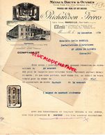 13- MARSEILLE- RARE LETTRE RICHARDSON FRERES-GANTES- METAUX -CUIVRE PLOMB ZINC ETAIN ANTIMOINE-SAINT ETIENNE-1914 - Straßenhandel Und Kleingewerbe