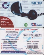 ARABIA SAUDITA. Zajoul - DHL -20% OFF. TELEPHON. SR10. (012) - Saudi Arabia