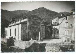 CPSM VALLERAUGUE, MONUMENT AUX MORTS, TEMPLE PROTESTANT, GARD 30 - Valleraugue