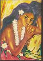 FRENCH POLYNESIA M.G.Bovy Artist Painter Residing In French Polynesia - Enteros Postales