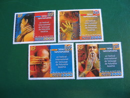 POLYNESIE YVERT POSTE ORDINAIRE N° 614/617 TIMBRES NEUFS** LUXE - MNH - FACIALE 4,15 EUROS - Neufs