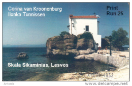 Télécarte  PUCE * LATVIA (2332) Skala Sikaminias Lesvos Island Greece * TORTUE * TURTLE * Phonecard * ISSUED 25 CARDS - Schildkröten