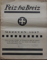 Feiz Ha Breiz. Mezeven 1927. N° 6 - Zeitungen & Zeitschriften