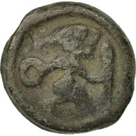 Monnaie, Rèmes, Potin, TB+, Potin, Delestrée:155 - Celtic