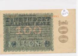 Billets -B3052- Allemagne - 100 Millionen  Mark 1923 (type, Nature, Valeur, état.) - 100 Mio. Mark