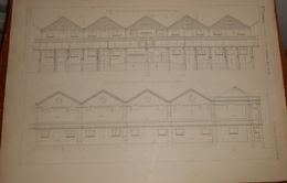 Plan De La Vue Des écuries Du Dépôt De La Bastille. 1879 - Opere Pubbliche