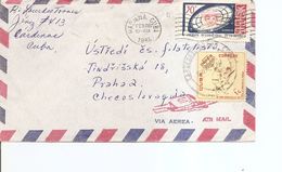 Cuba ( Lettre Par Avion De 1964 De LaHavane Vers La Tchécoslovaquie à Voir) - Lettres & Documents
