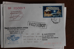 2000    -   MARION  DUFRESNE       ENVELOPPE  COMPLETE - Lettres & Documents