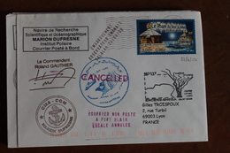 2000    -   MARION  DUFRESNE       ENVELOPPE  COMPLETE - Lettres & Documents