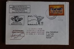 2000    -   MARION  DUFRESNE       ENVELOPPE  COMPLETE - Lettres & Documents