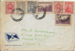 ARGENTINE - 1946 - ENVELOPPE MARITIME De La HAMBURG AMERIKA LINIE De VILLA BALLISTER => PARIS - Lettres & Documents