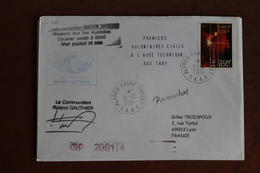 2001    -   MARION  DUFRESNE      ENVELOPPE  COMPLETE - Cartas & Documentos