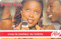 SENEGAL - Alizé - Mobile Refill , Trois Jeunes Femmes, 5,000 CFA, Used - Sénégal
